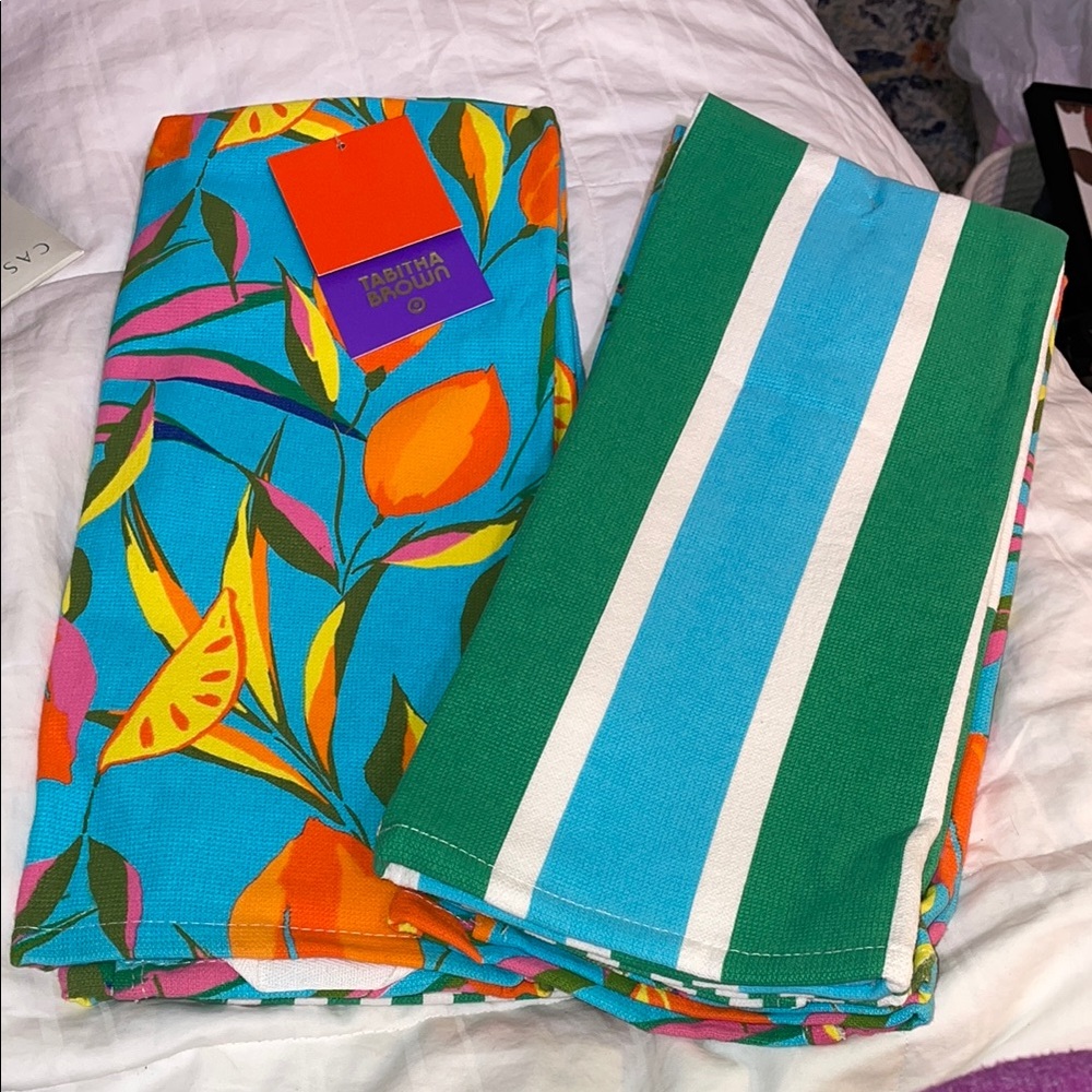 NWT Set of Kitchen Towels by Tabitha Brown